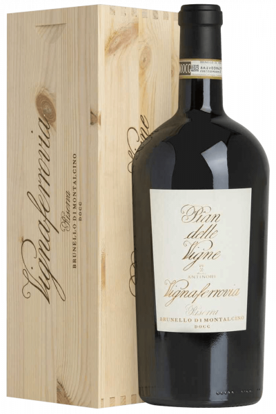 Brunello Di Montalcino DOCG Pian Delle Vigne Vignaferrovia Riserva 2015 Antinori 5Litri (Cassetta in Legno)