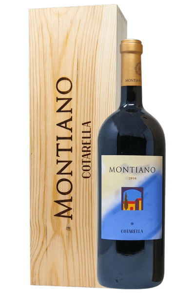 Montiano 2018 Cotarella (Doppio Magnum Cassetta In Legno)