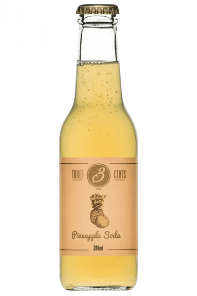 Three Cents Pineapple Soda 20cl