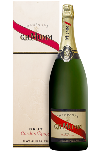 Cordon Rouge Brut Mumm 6Litri (Mathusalem Cassetta in Legno)