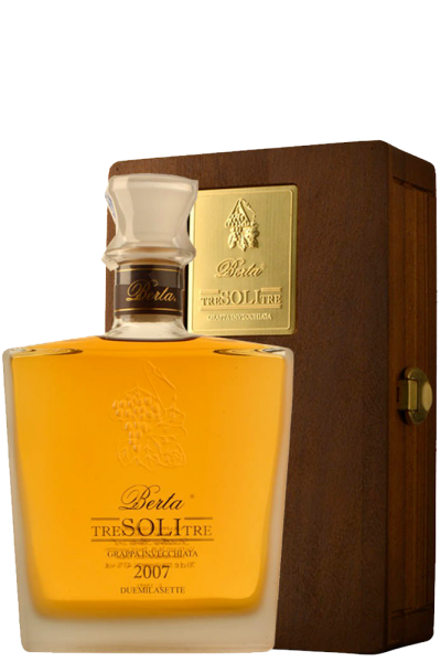 Grappa Tre Soli Tre 2016 Berta 70cl (Cassetta in Legno)
