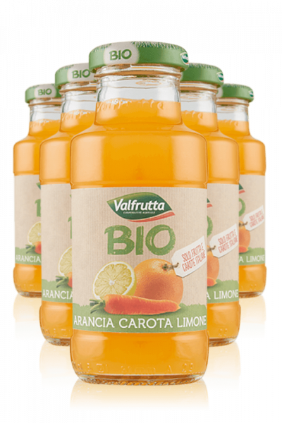 Succo Di Frutta BIO Valfrutta Ace Cassa Da 24 Bottiglie x 20cl