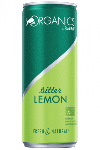 The ORGANICS By Red Bull Bitter Lemon Lattina 25cl