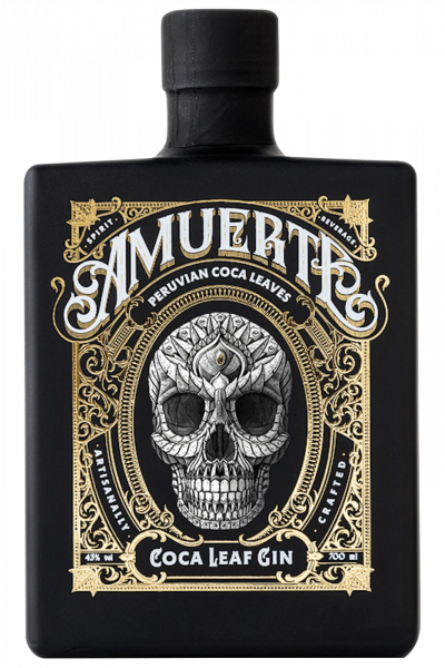 Gin Coca Leaf Black Amuerte 70cl