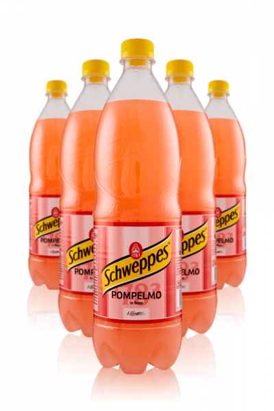 Schweppes Pompelmo In Rosa Cassa da 6 bottiglie x 1Litro
