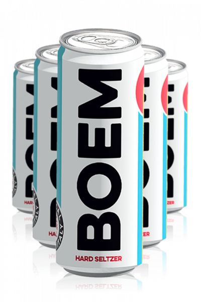 Hard Seltzer Boem Cassa da 24 Lattine x 33cl