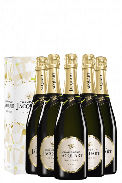 6 Bottiglie Jacquart Brut Mosaïque 75cl (Astucciato)