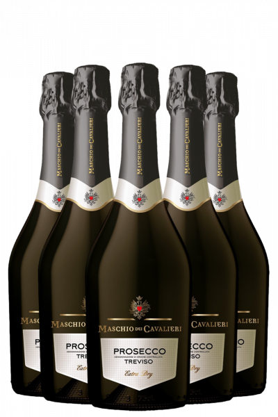 6 Bottiglie Prosecco DOC Treviso Extra Dry Maschio Dei Cavalieri