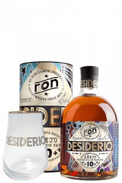 Ron Desiderio 10 Anni 70cl (Astucciato) + 1 bicchiere
