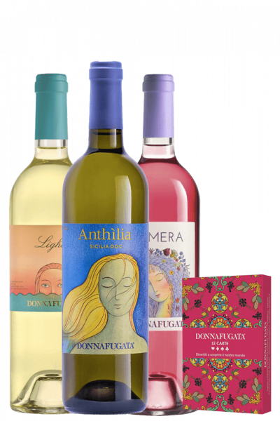 Anth+¼lia 2023 + Lighea 2023 + Lumera 2022 Donnafugata + OMAGGIO mazzo di carte Donnafugata
