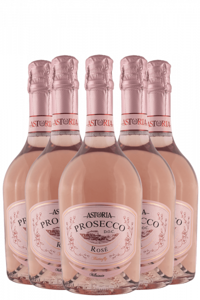 6 Bottiglie Prosecco DOC Rosé Butterfly 2022 Astoria