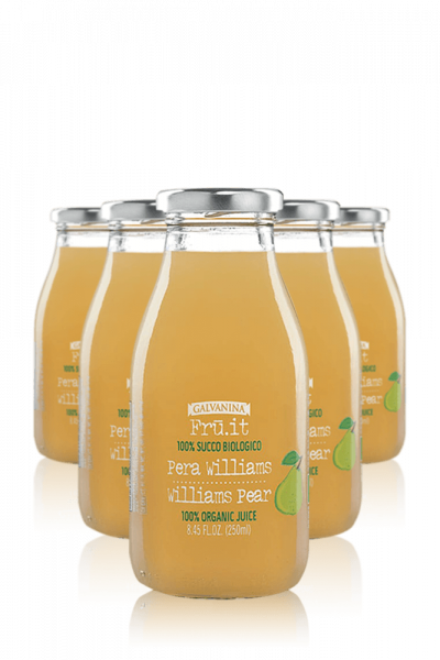 Succo di Frutta Pera Williams Bio Galvanina Cassa Da 12 Bottiglie x 25cl