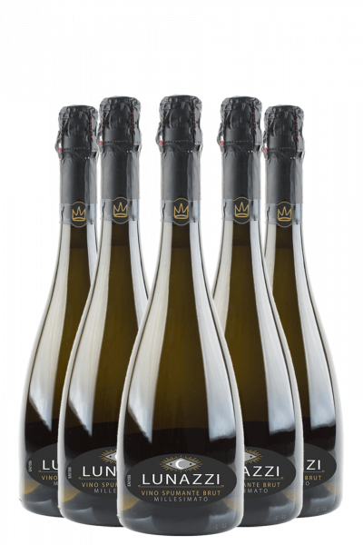 6 Bottiglie Vino Spumante Brut Millesimato 2023 Lunazzi